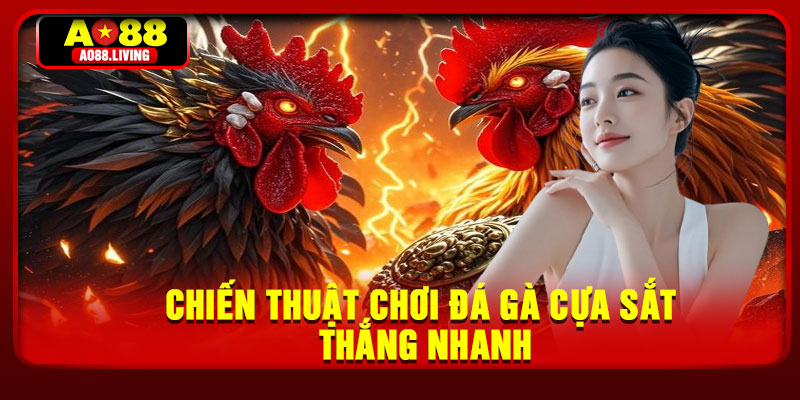 Chiến thuật chơi đá gà cựa sắt thắng nhanh